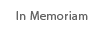 In Memoriam