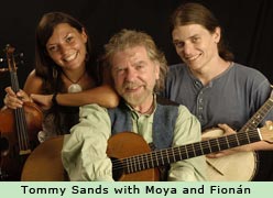 Tommy Sand with Moya and Fionán